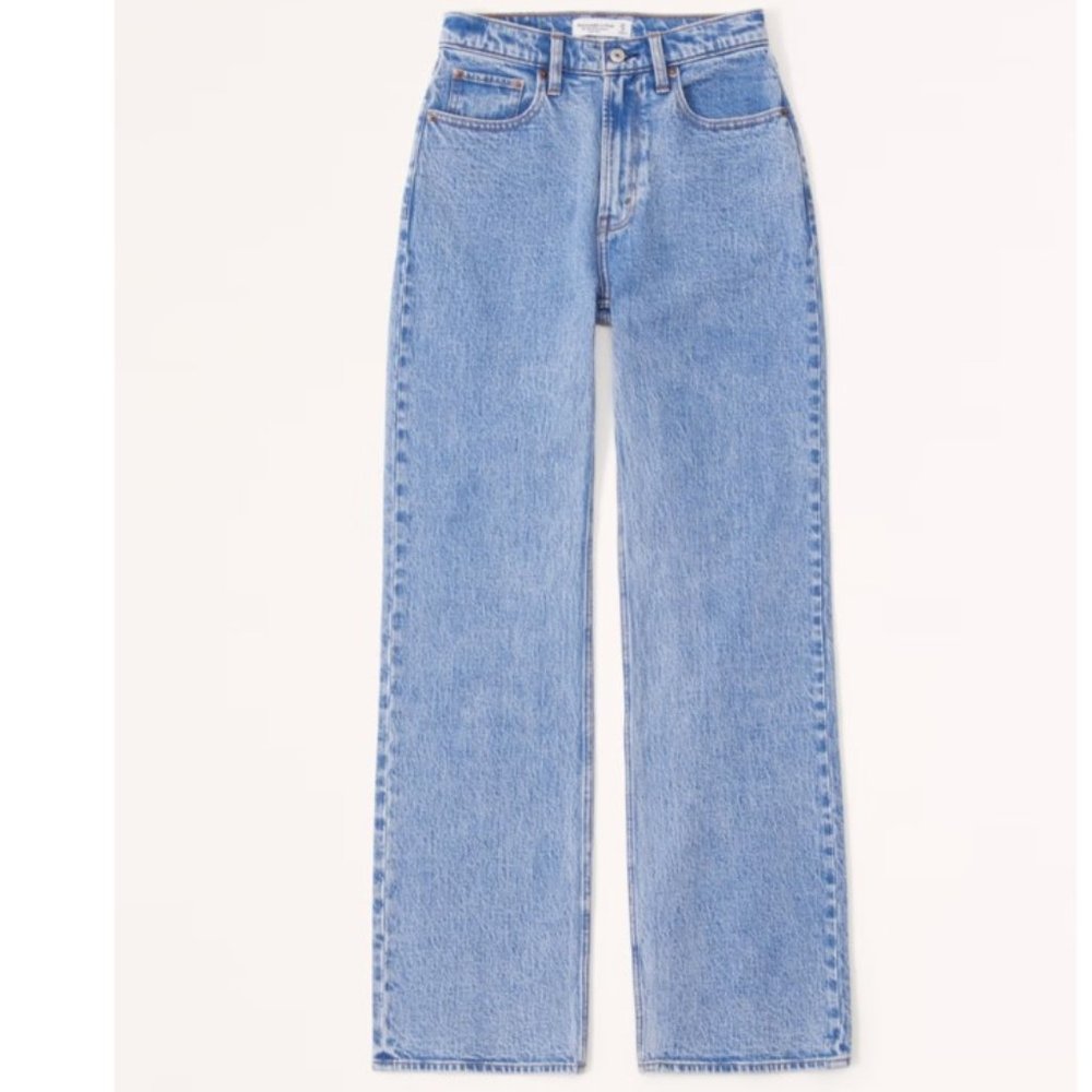Abercrombie Curve Love High Rise 90s Relaxed Jean Size 25